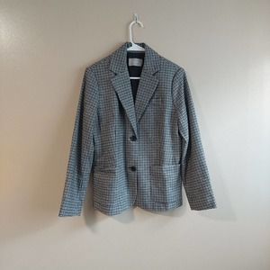 Everlane Plaid Blazer Size 10